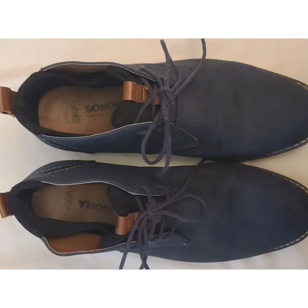 Men's‎ Javier Chukka  Navy Ortholite Boots Sz 9M Sonoma Goods For Life Vitalize
